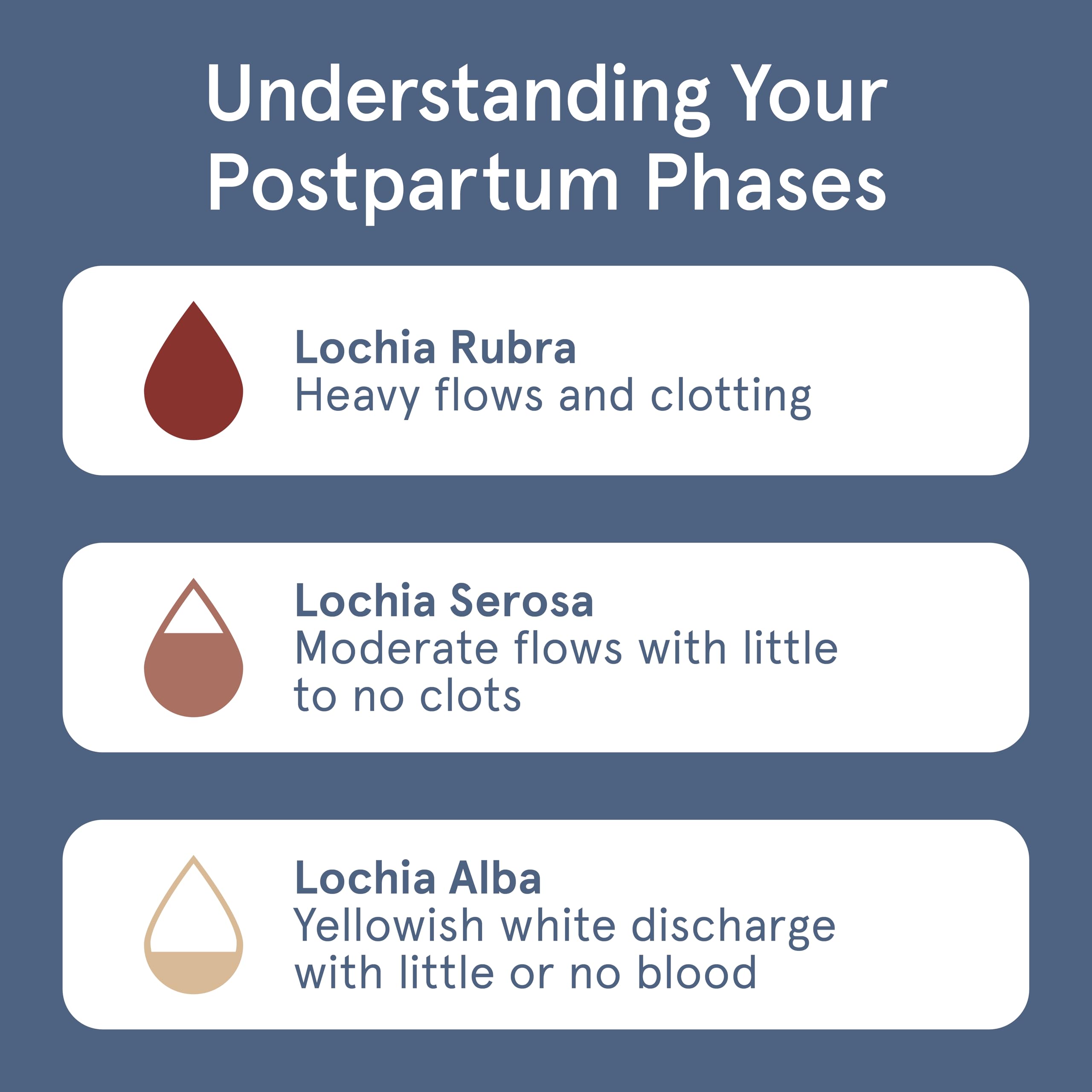 LOLA Organic Cotton Postpartum Pads - Max Absorbency Pads for Postpartum Bleeding - Extra-Long Overnight Liners for Women - Hospital Bag Essentials - 32 Count, Unscented