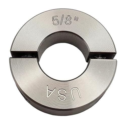 Miniatura 9 de Diámetro de orificio de 1.875 pulgadas - Abrazadera de dos piezas de collar de eje - Acero inoxidable 303 (paquete de 1)