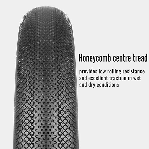 Miniatura 4 de Hycline E-Bike - Neumático de repuesto plegable de triciclo eléctrico de 202426x4.0 pulgadas, compatible con bicicletas urbanas de montaña o de 3