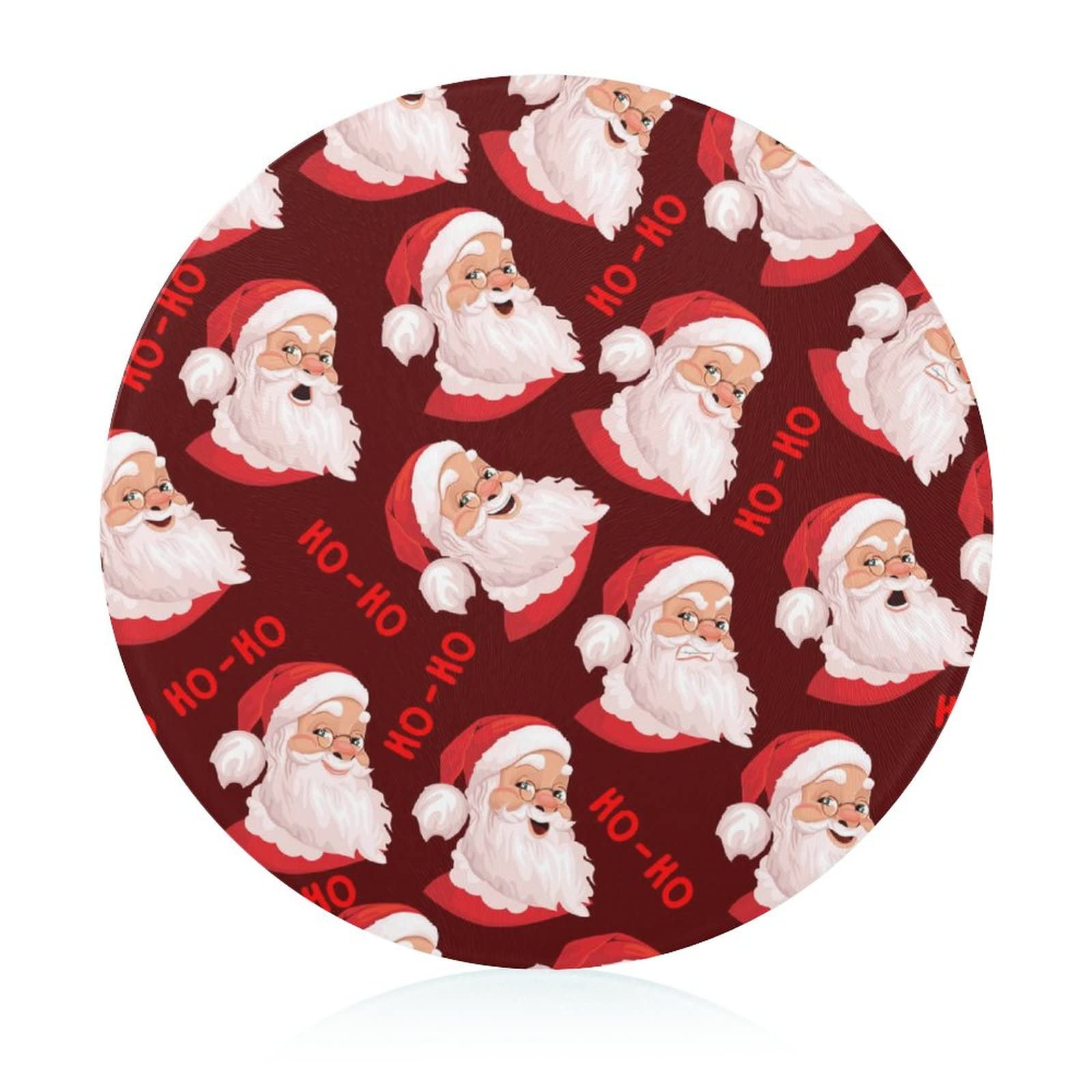 Planche à hacher Père Noël pour préparer les repas de fête en famille