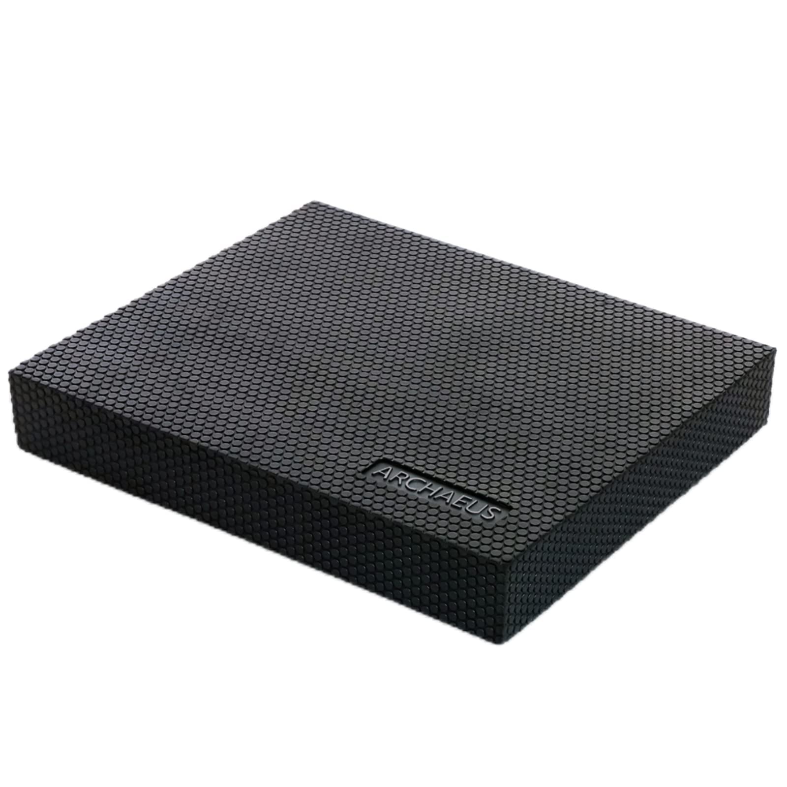 Almohadilla de equilibrio, almohadilla de espuma, almohadilla de equilibrio de espuma, terapia física, ejercicio de rodilla y tobillo, almohadillas de equilibrio para terapia física (negro