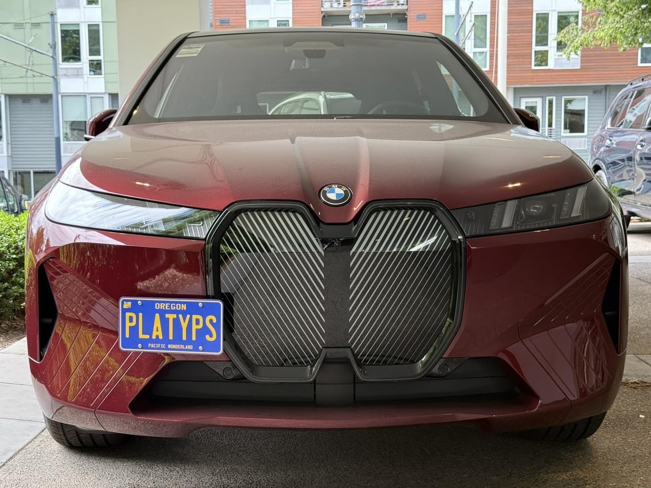 CravenSpeed Platypus License Plate Mount Compatible with BMW iX 2022-2026 [F48] | Not for M70 or M-Sport Bumper | No Drilling | Installs in Seconds | Made in the USA with Stainless Steel & Aluminum