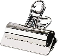 X-ACTO #4 Bulldog Clips 3 Inch Metal Heavy Duty, Box of 12 for Secure Document Organization
