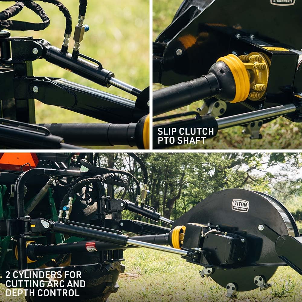Amazon.co.jp: Titan Attachments 3点プロシリーズ PTO駆動型切り株