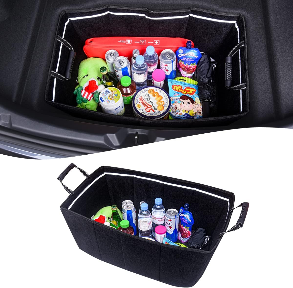 TOYOUN Rear Trunk Organizer Custom Fit TESLA Model 3 2017