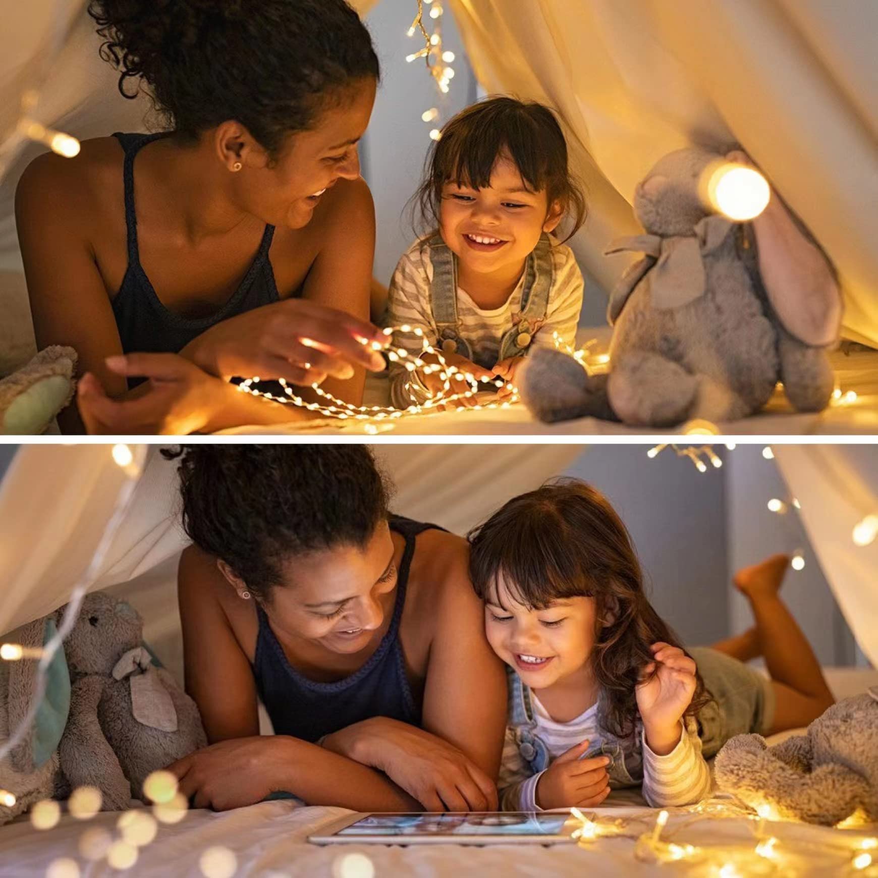 Lezonic Fairy Lights Plug in Waterproof, 15M 120 LED String Lights Mains Powered - Image 4