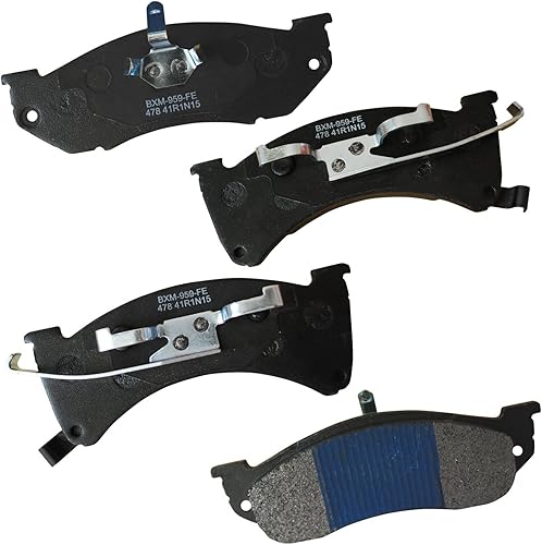 Vista 14 de Bendix Premium SBM8 - Pastillas de freno semimetálicas Premium para modelos seleccionados Buick Special, Camaro, Corvette, Phaeton, Olds F85, Vista