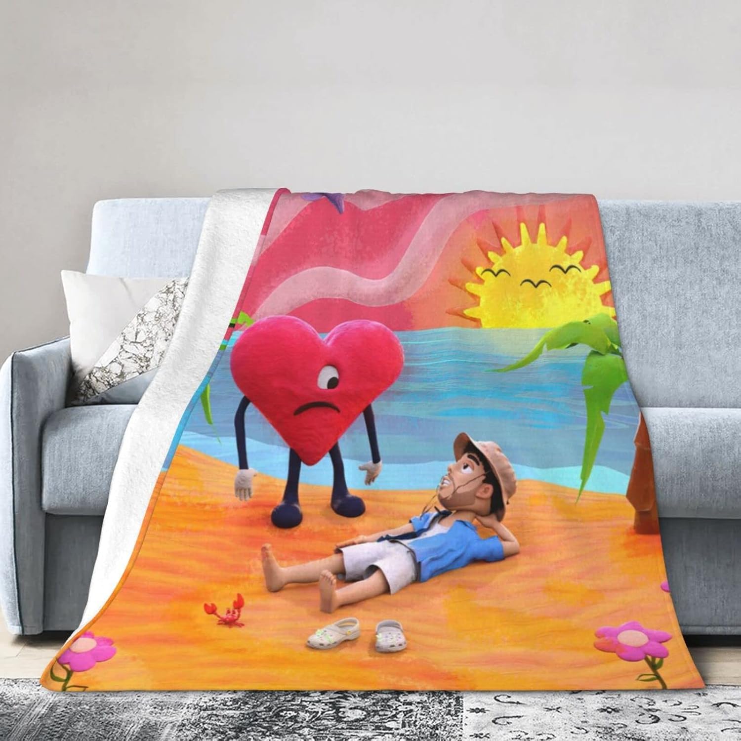 Star Blanket Super Soft Flannel Throws Blankets Lightweight