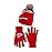 Ultra Game NFL Official Youth Super Soft Winter Beanie Knit Hat with Extra Warm Touch Screen Gloves, Atlanta Falcons, Team Color 2, 1SIZE