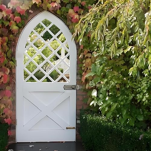 Miniatura 3 de Geesatis Pestillo de cerradura de seguridad para puerta corrediza de bronce, con tornillos de montaje, longitud de 5 pulgadas