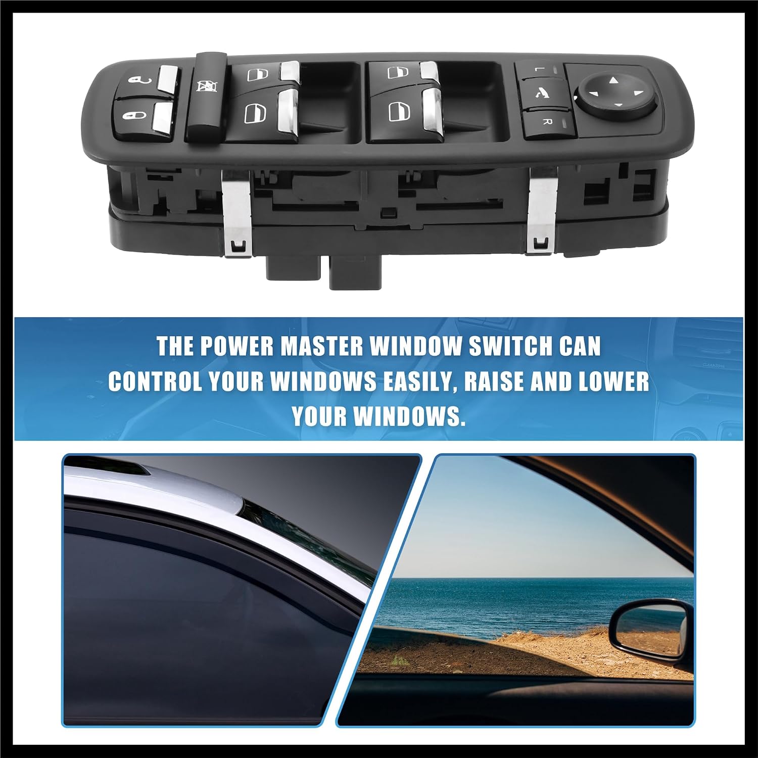 1pcs 670010305 670025406 670097037 Driver Side Power Window Switch for Car Durable Material
