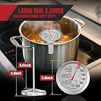 Vista 5 de AWLKIM® Paquete de 3 Termómetros de Carne para Cocinar - 1 Paquete Termómetro Digital de Lectura Instantánea para Alimentos y 2 Paquetes