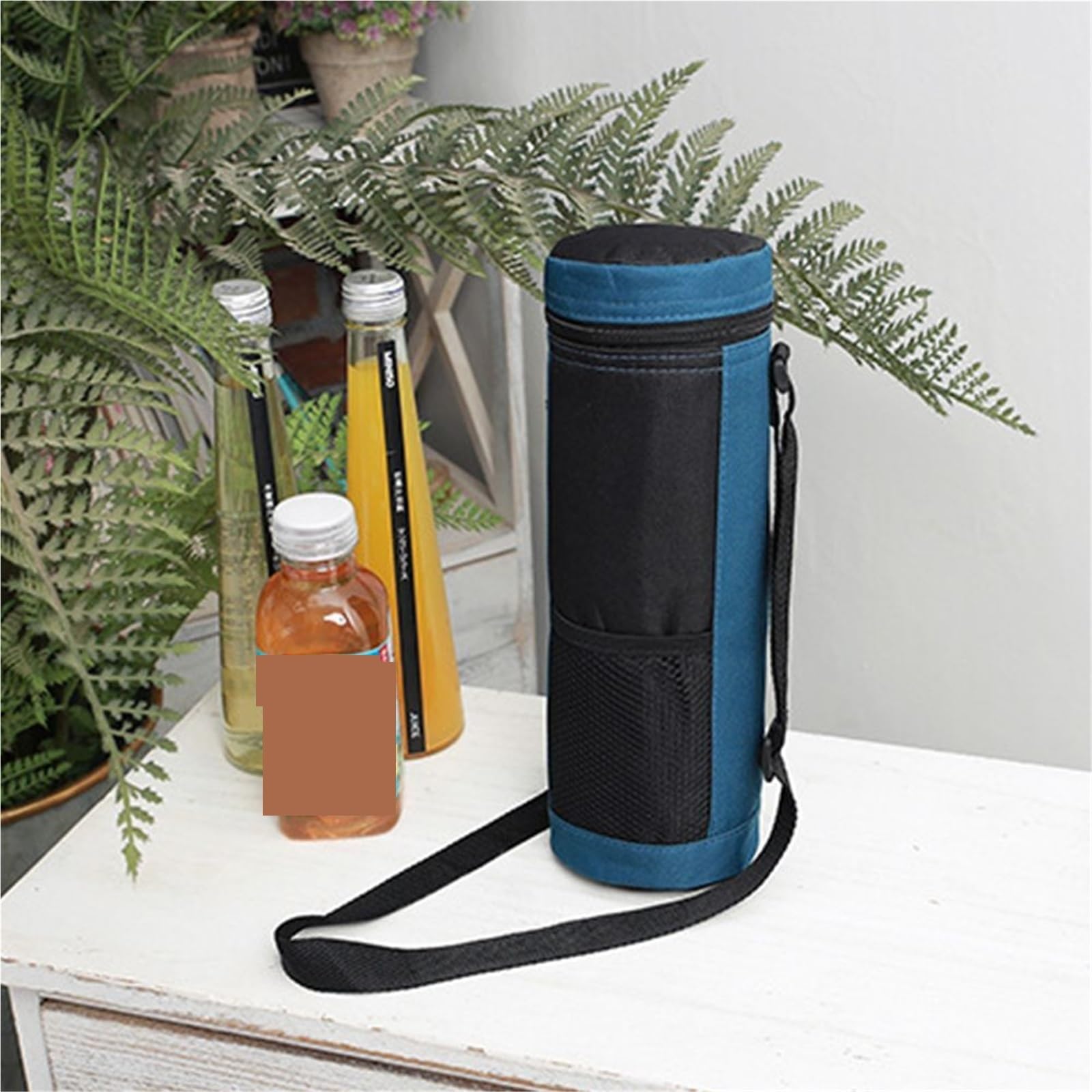 Porta Borraccia Tracolla Borsa Termica for Bottiglia d'Acqua, Custodia Universale | Escursionismo da campeggio da viaggio all'aperto isolato ad alta capacità