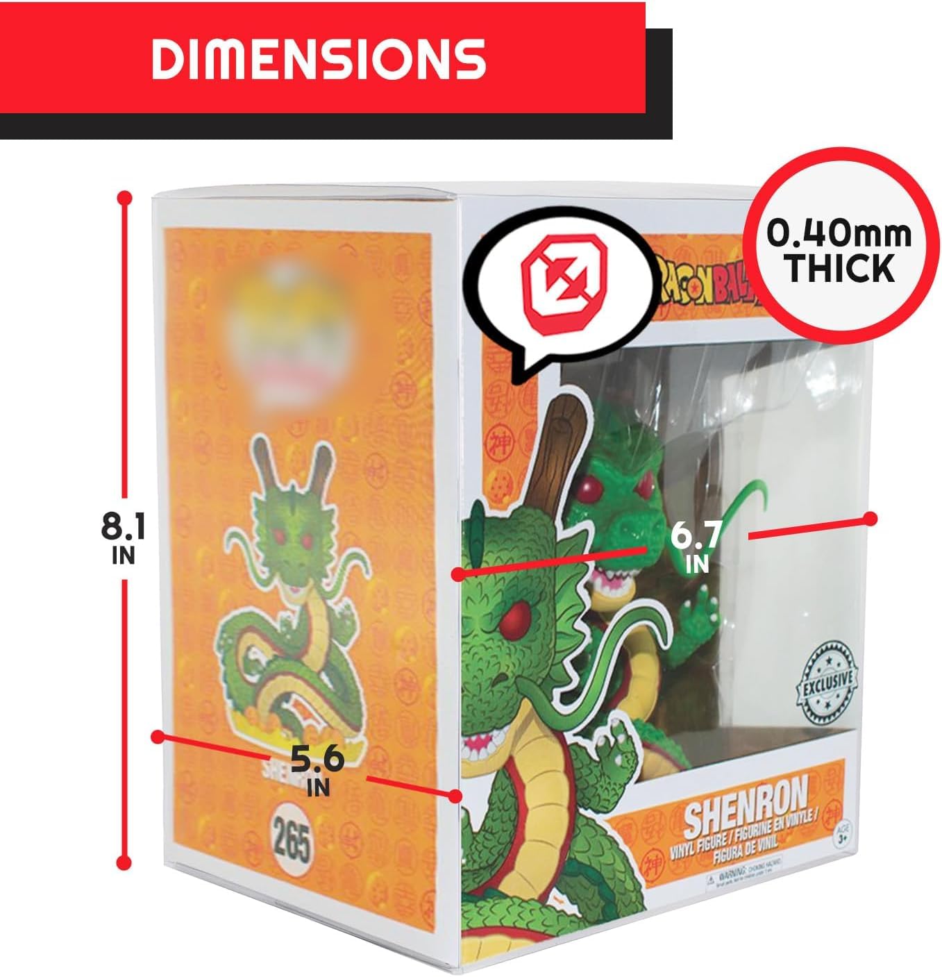 Amazon.co.jp: EVORETRO ポッププロテクターケース 6インチ Funko Pop
