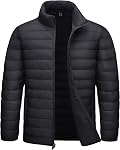 TACVASEN Men's Puffer Jacket Lightweight Warm Winter Insulated Water Repellent Windproof Quilted Coat