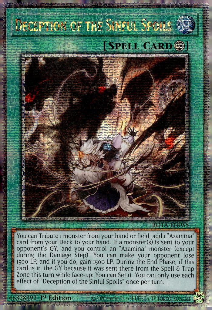 Deception of The Sinful Spoils (Quarter Century Secret Rare