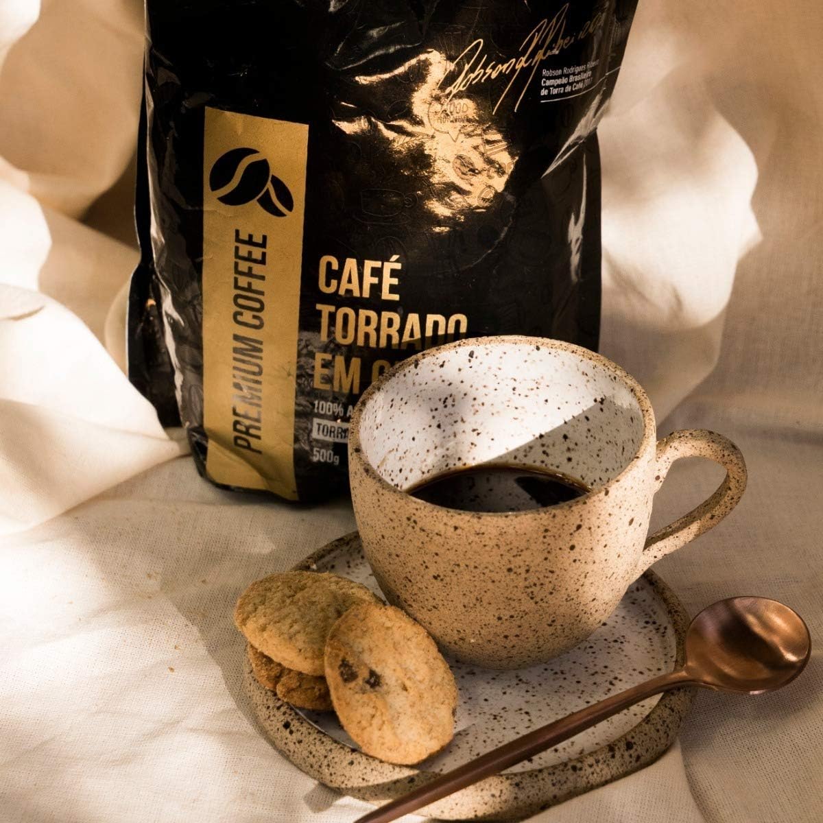 Café Torrado Arábica Em Grãos Café Italle 1kg Gourmet