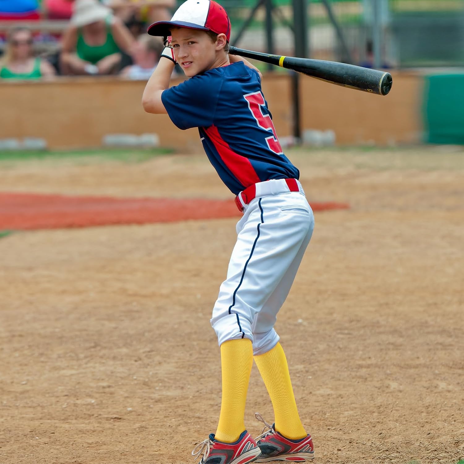 Haysandy 24 Pairs Soccer Socks Youth Football Softball Baseball Team Sock Bulk Unisex High Long Tube Sport Sock - Image 2