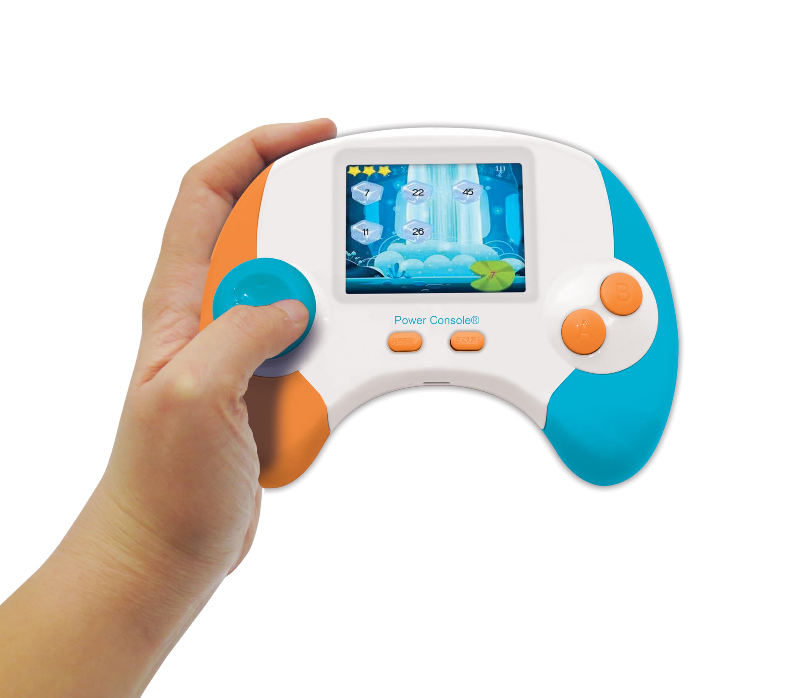 Lexibook, Power Console®, Consola de Juegos Educativos Bilingüe Francés/Inglés con 100 Actividades, JCG100i1LXB