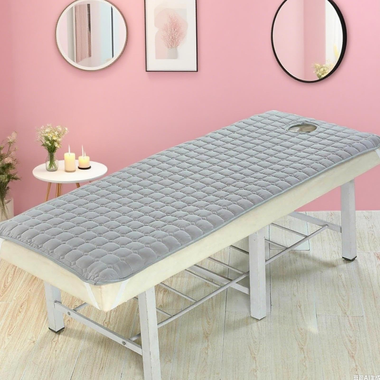 Surmatelas pour Lit de Spa - Coussin de Table de Massage Antidérapant | Matelas Lavable Doux Respirant 180x90cm pour Spa Relaxation Esthéticienne Épilation Cire