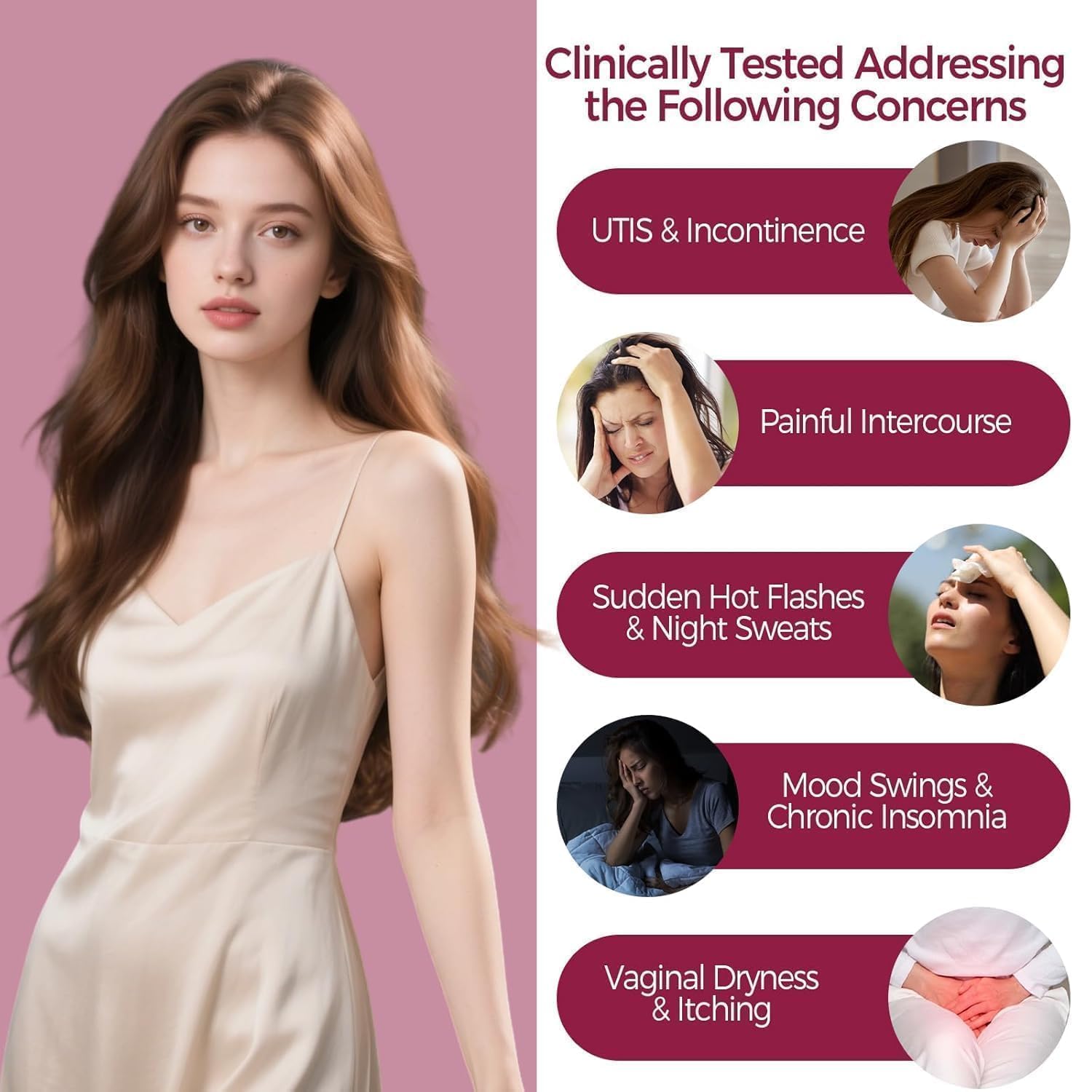 Estriol Cream for Women, Bioidentical Estrogen Cream Vaginal Moisturizer, Supports Hormone Balance, Relief for Dryness, Hot Flashes & Night Sweats, 50g