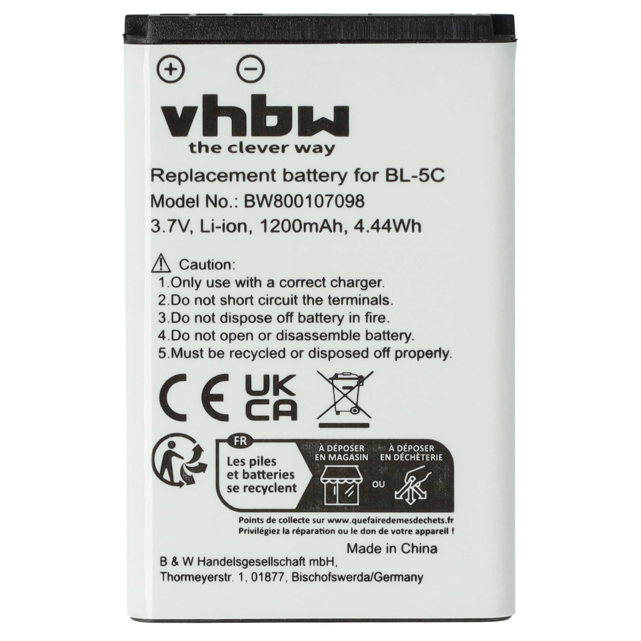 Batteria per HTC Tattoo Smart Tatoo Touch Diamond 2 Hero 1100mAh