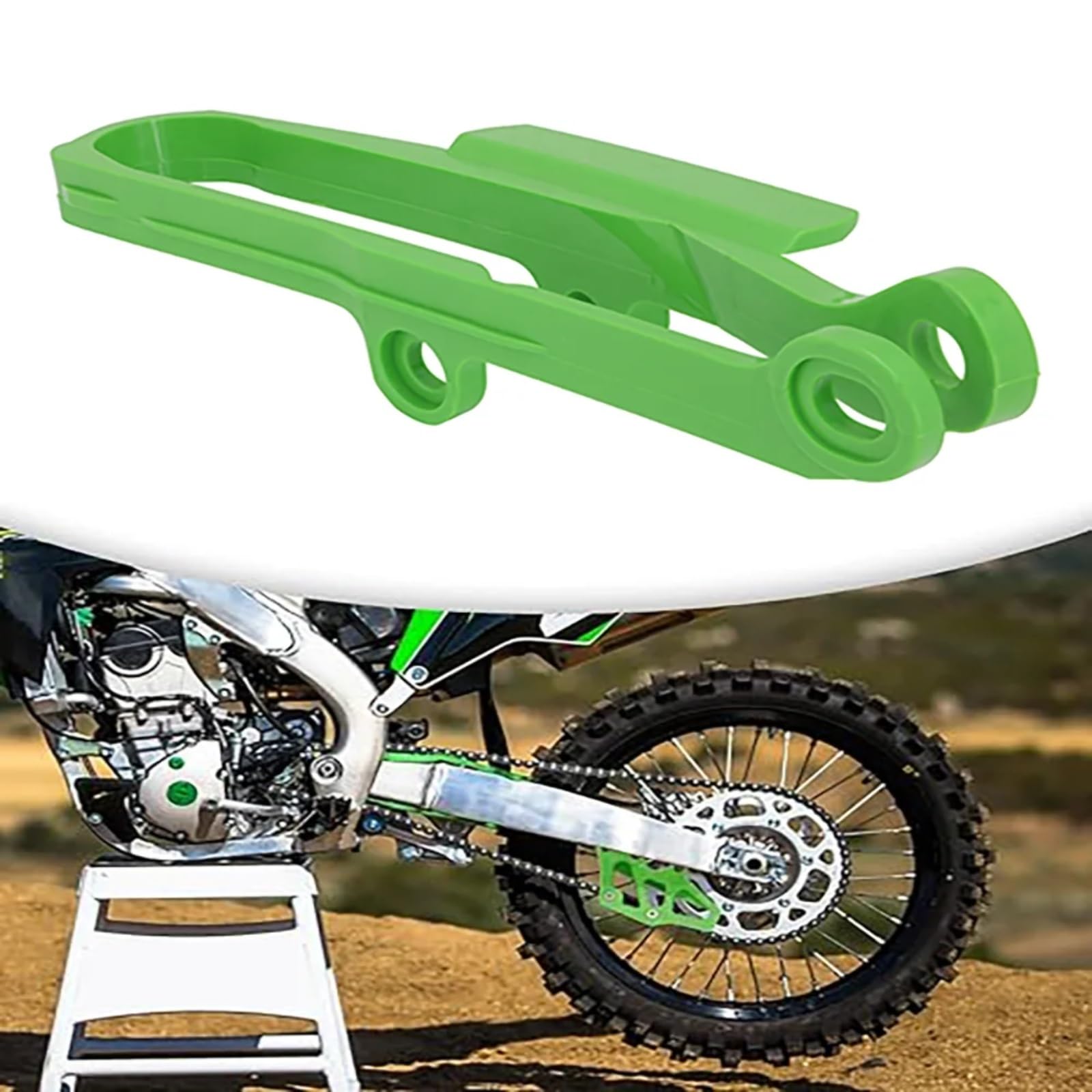 Tendicatena Moto Compatibile Con Per KX250F 2009-2016 Dispositivo Di Protezione Guida Cursore Catena Moto Cursore Fuoristrada Pesante A201908161401