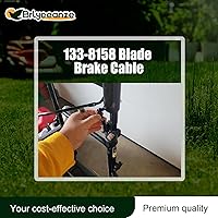Vista 7 de Paquete de 2 cables de freno de cuchilla 133-8158 para cortacésped TimeMaster de 30 pulgadas 20199 20200 20975 20977, repuesto para cable Toro