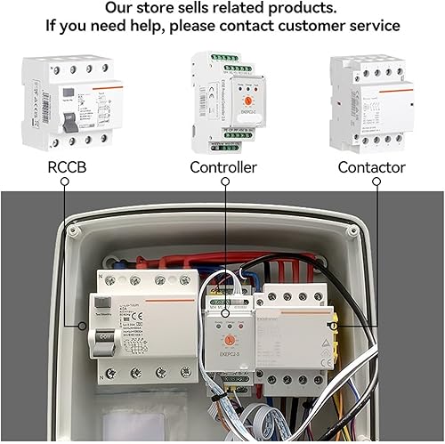 Miniatura 3 de 1 unids controlador protocolo electrónico EPC EV estación de carga Cable Socket 32A AC 240V EKEPC2 (color  versión de cable)