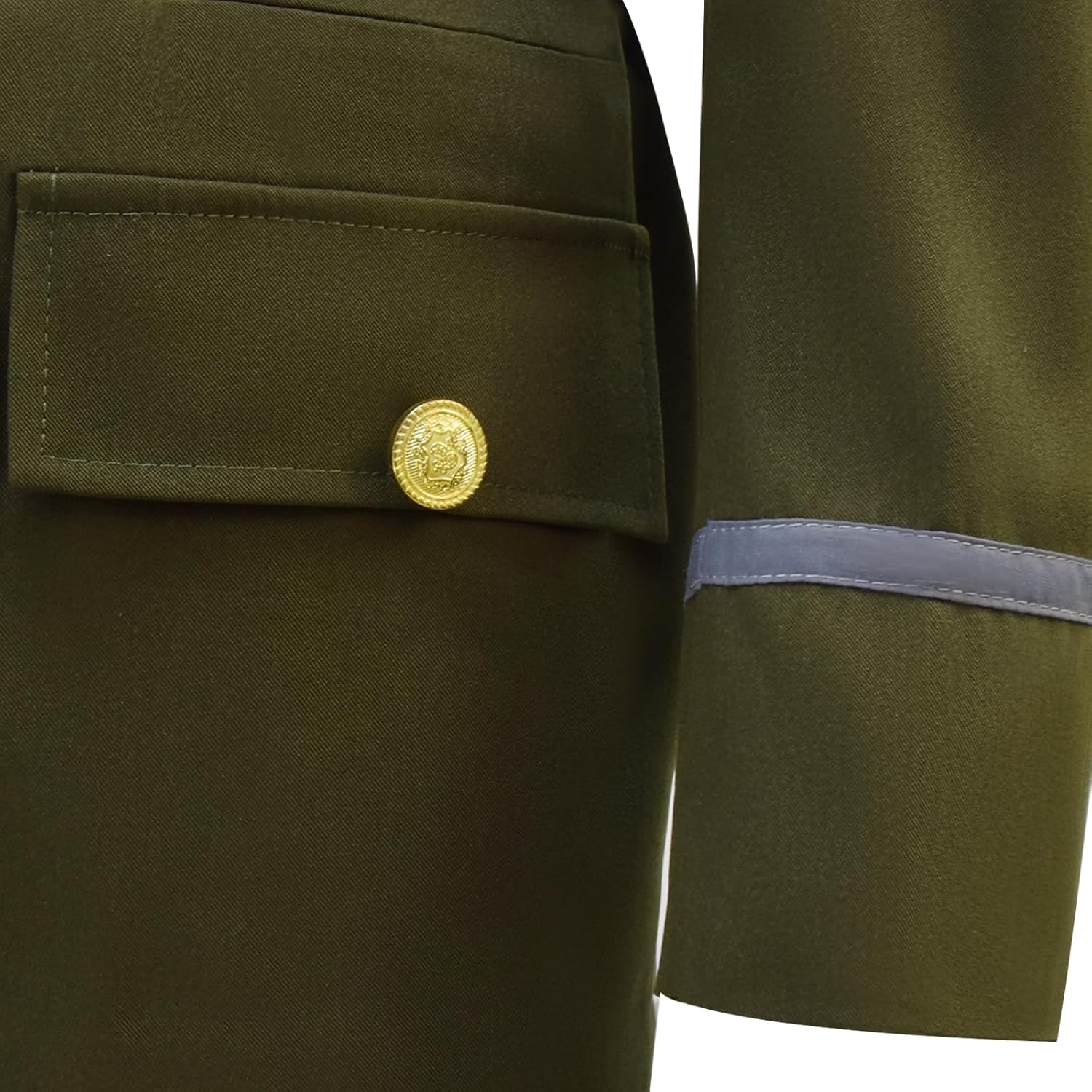 Adult America Army Officer Uniform Men's US Hero Steve Rogers Captain Cosplay Uniform Suit - Image 5