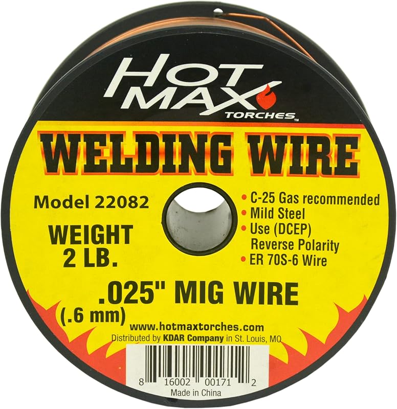 Hot Max 22082 .025-Inch Mild Steel MIG Wire, 2#