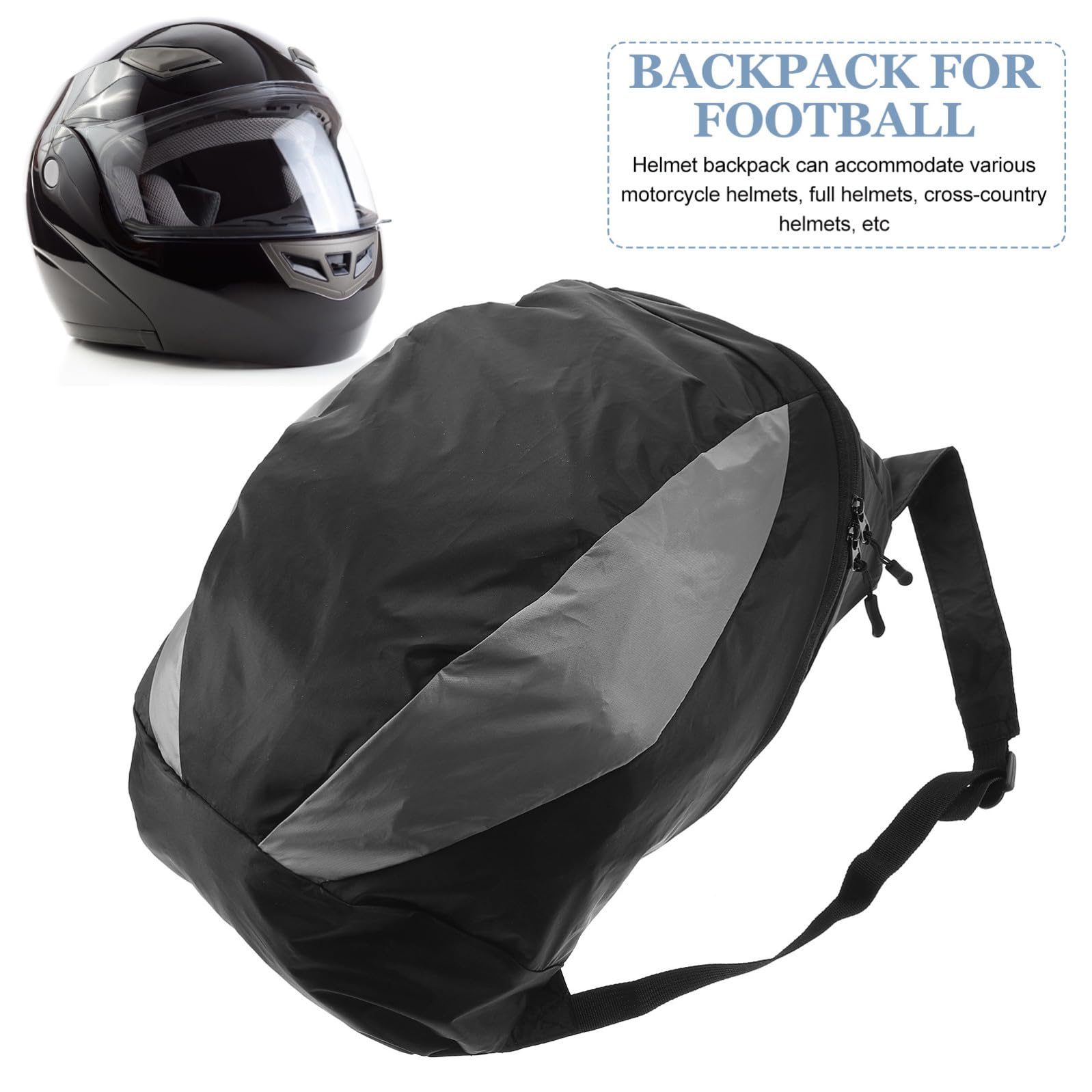 Bolsa Casco Mochila Deportiva Resistente para Balones y Cascos Portátil y Práctica para Fútbol Baloncesto y Voleibol Almacenamiento Seguro para Uso Diario