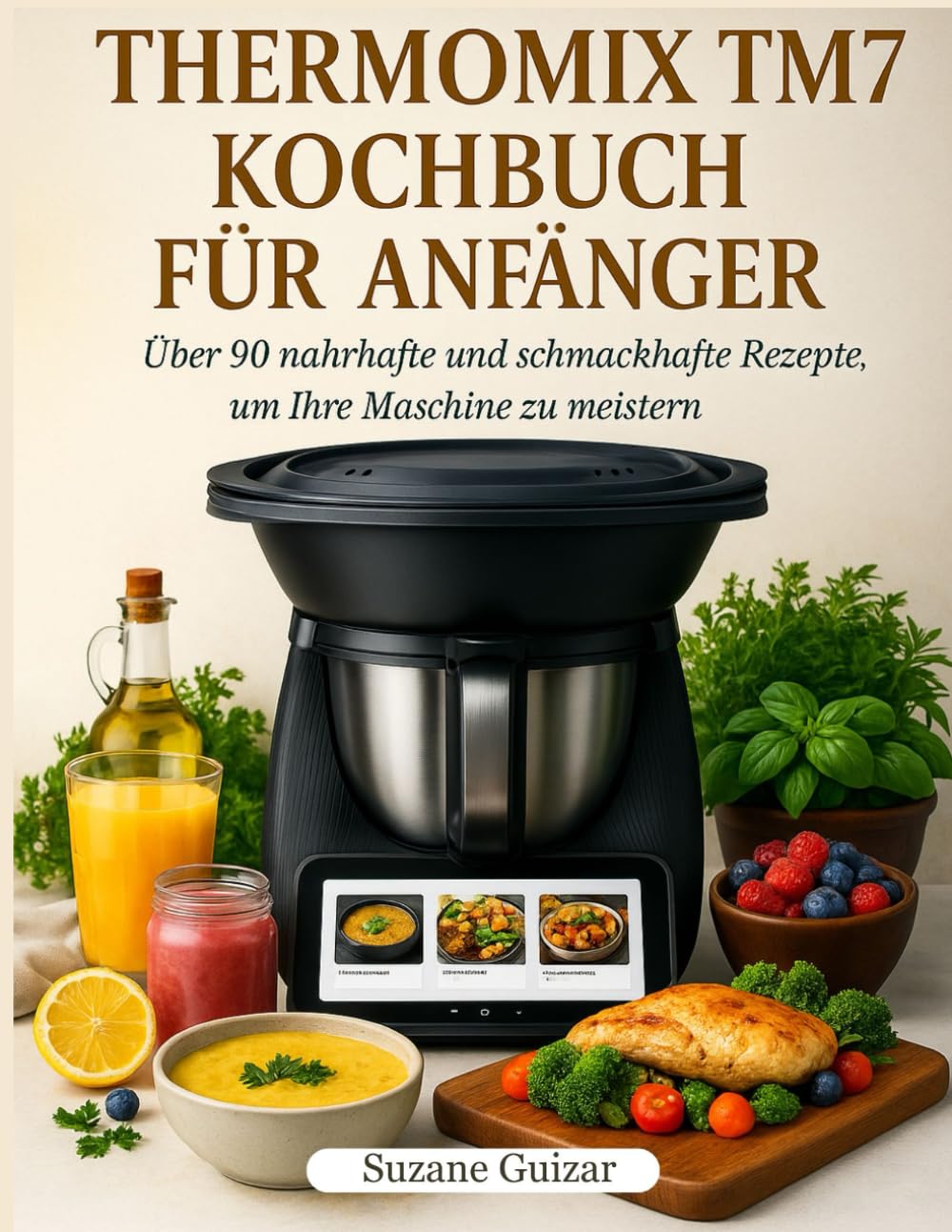 Thermomix TM7 Kochbuch für Anfänger: Über 90 nahrhafte und schmackhafte Rezepte, um Ihre Maschine zu meistern