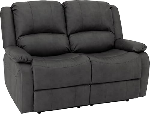 Miniatura 66 de RecPro Charles Collection sofá doble de 67 pulgadas con respaldo reclinable para caravana o cámper, mueble, sillón doble