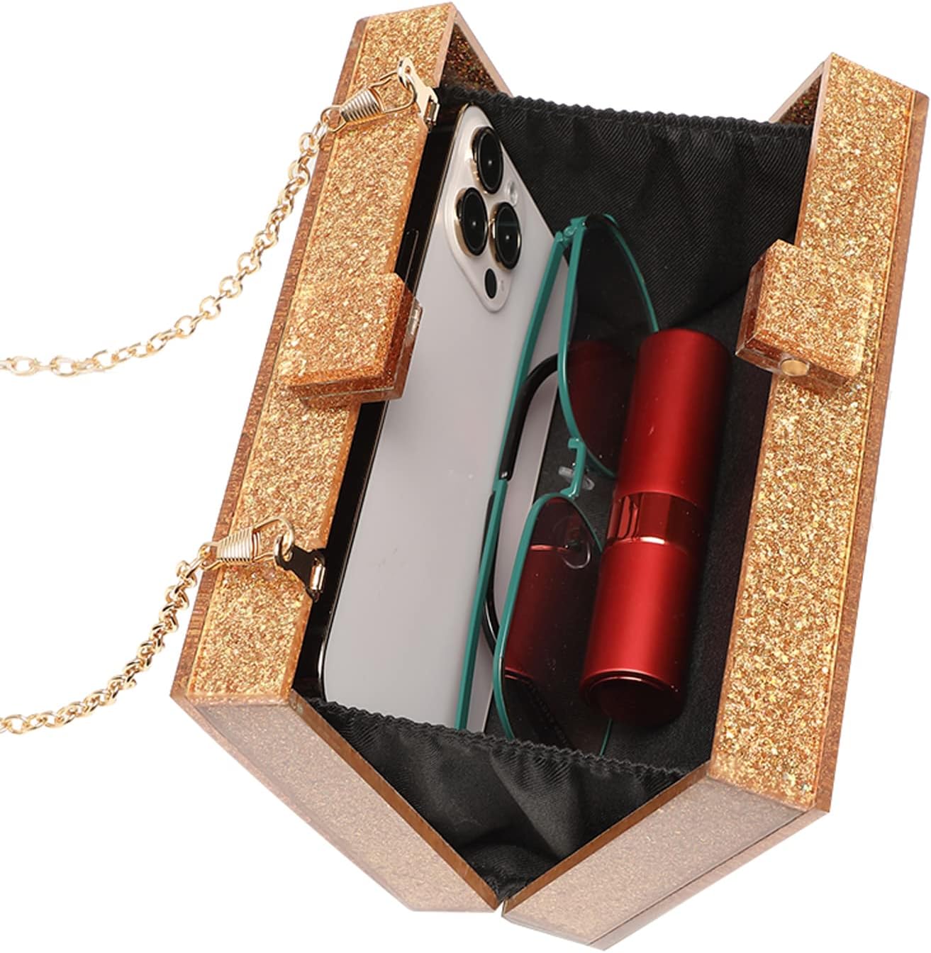 LETODE Acrylic Clutch Bags Purse Perspex Bag Handbags for Women - Image 7