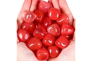 QINJIEJIE Cherry Quartz Gemstone Decorative Gift Set