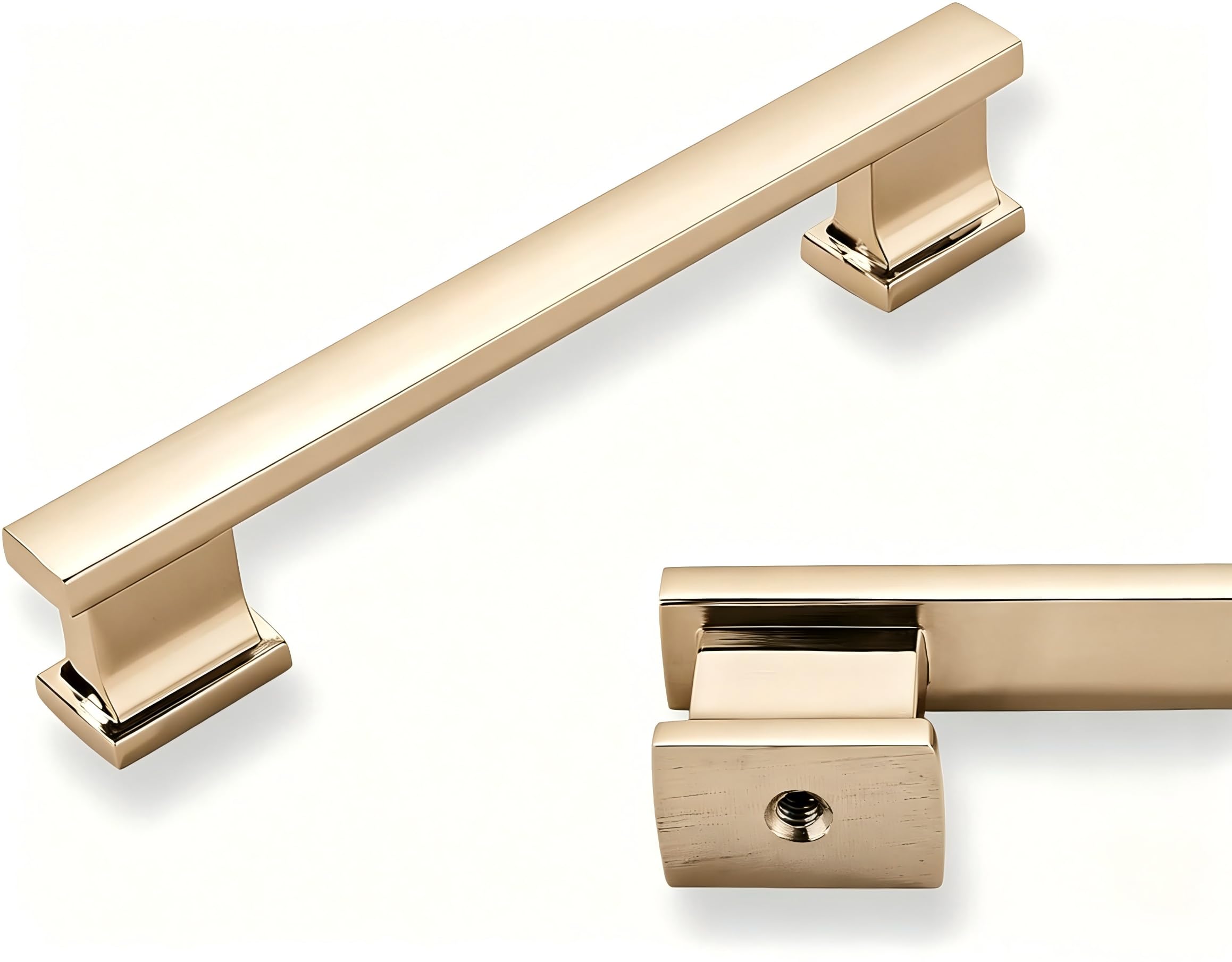 KHTUMEWARE-OFSE Champagne Bronze Cabinet Pulls CTC 5 in (128 mm) 10-Pack