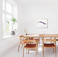 Vista 8 de Dignovel Studios Póster de acuarela de 8 x 10 sin marco, mapa, patria, país, Caribe, Mar de América Central, ilustraciones de pared, boda