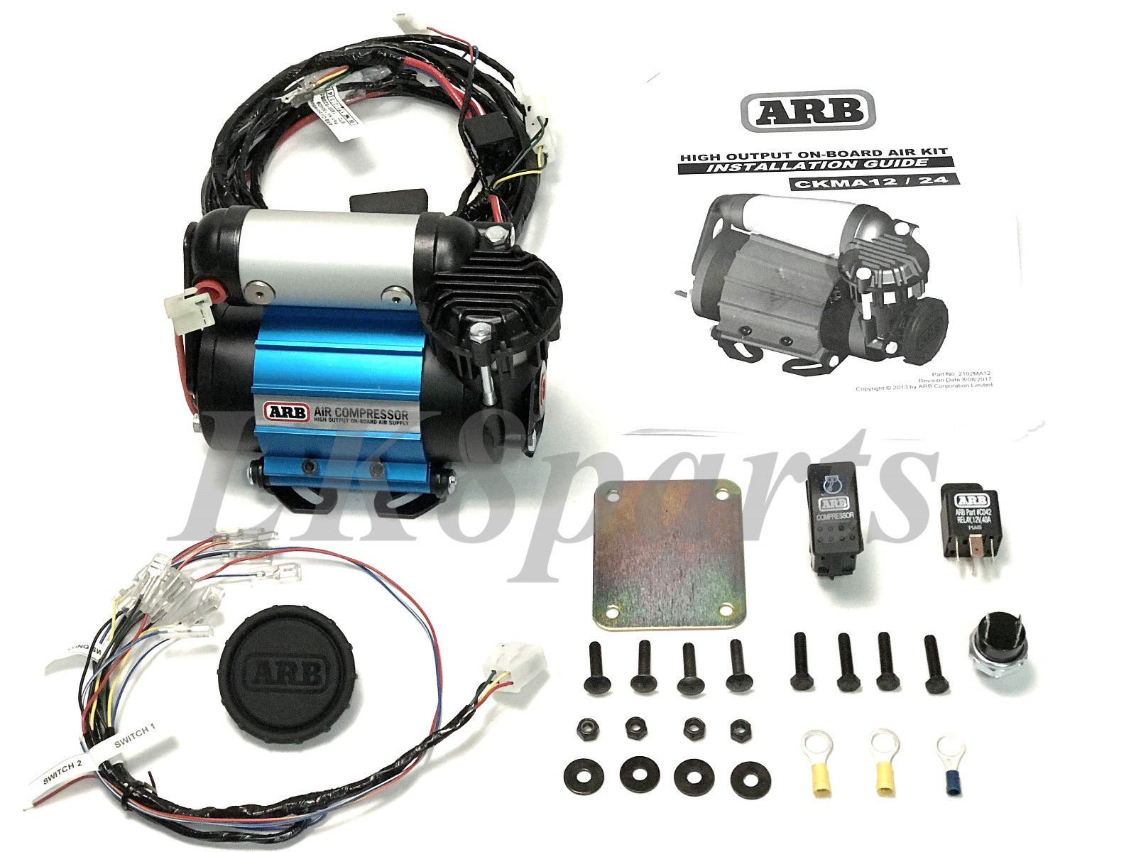 ARB LOCKER ON-BOARD HIGH PERFORMANCE 12 VOLT AIR COMPRESSOR OFFROAD 4X4