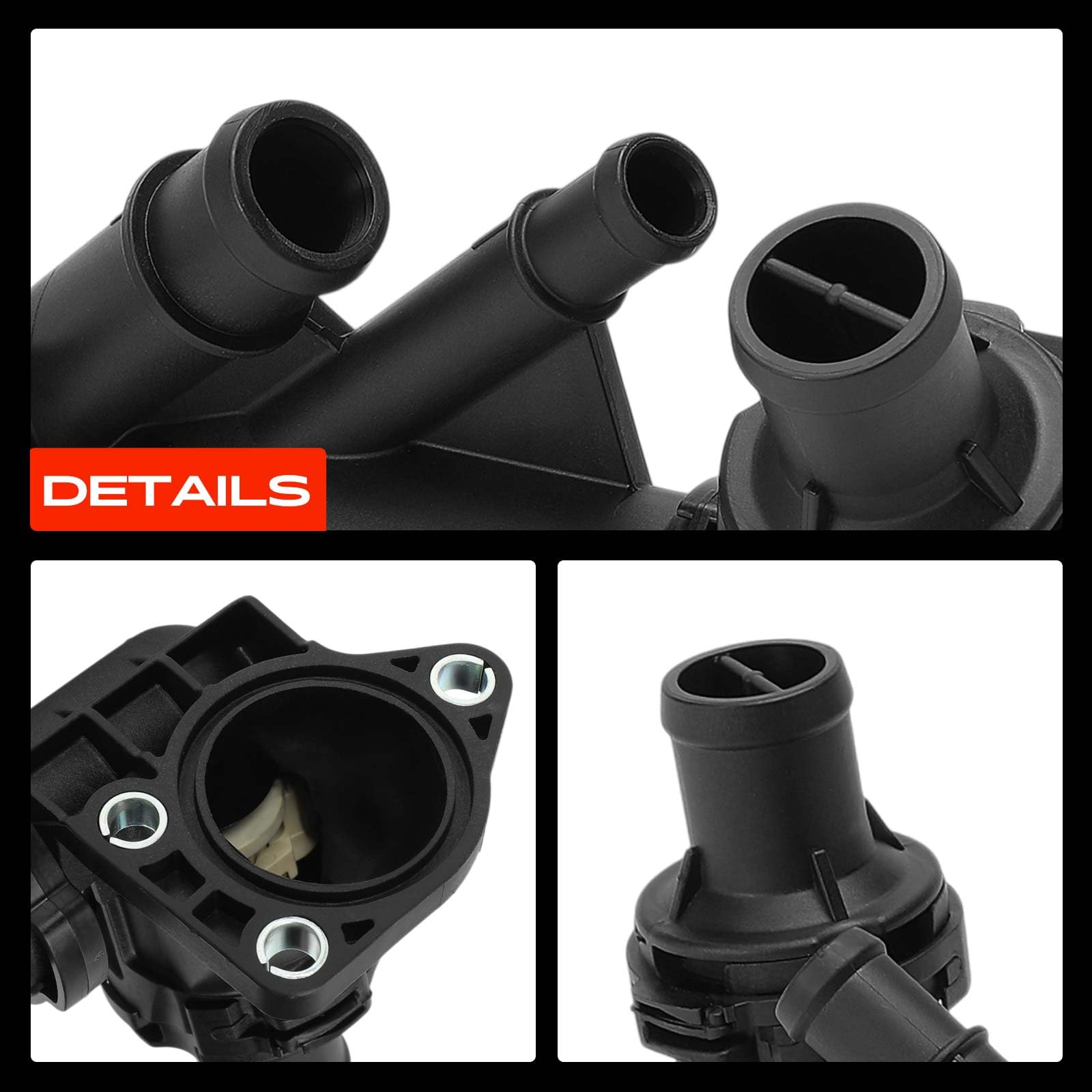 Frankberg Termostato liquido di raffreddamento diesel 04L121026P | Compatibile con: T.o.u.r.a.n 5T1, A1 Sportback 8XA 8XF, A3 Limousine 8VM 8VS, A3 8V1 8VK, Croce a T C11 D31