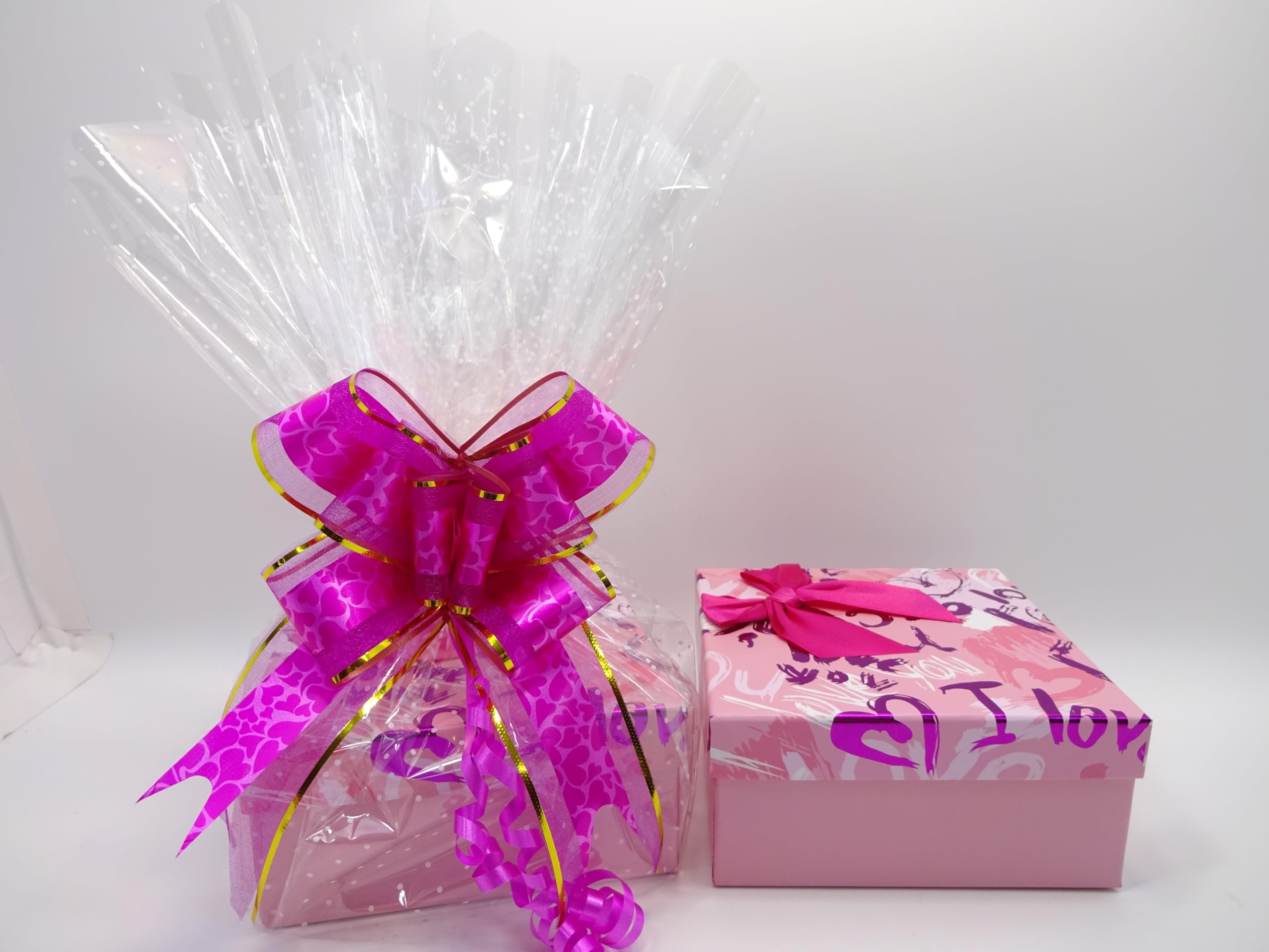 Lot de 11 paniers à maquillage Boujois avec rouge à lèvres et anneau en cristal dans une boîte cadeau