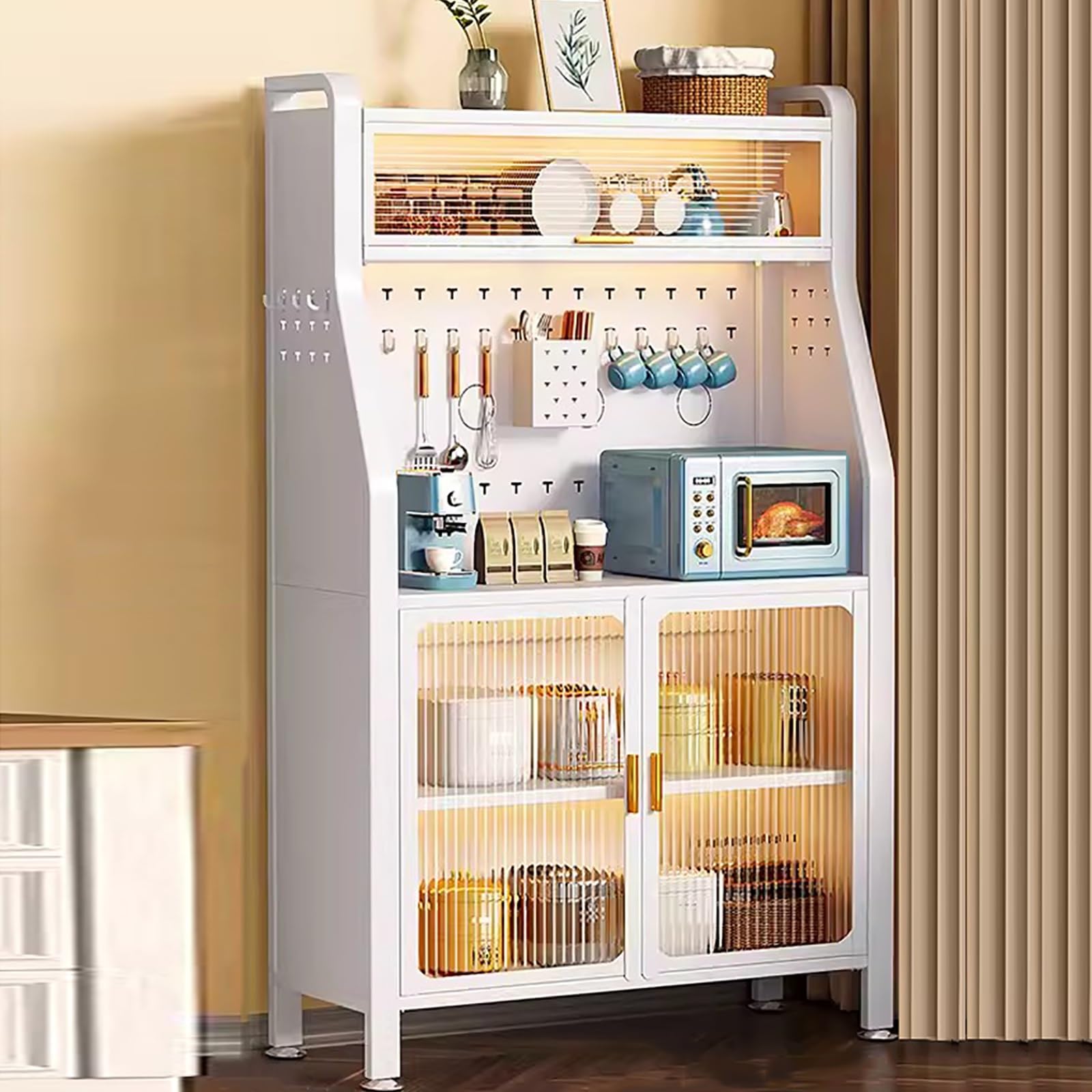 Meuble de rangement pour casseroles et poêles compact et pratique