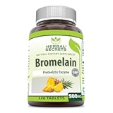 Bromelain Supplement 500 Mg Tablets Supplement | Non-GMO | Gluten Free | Made in USA (120 Count)