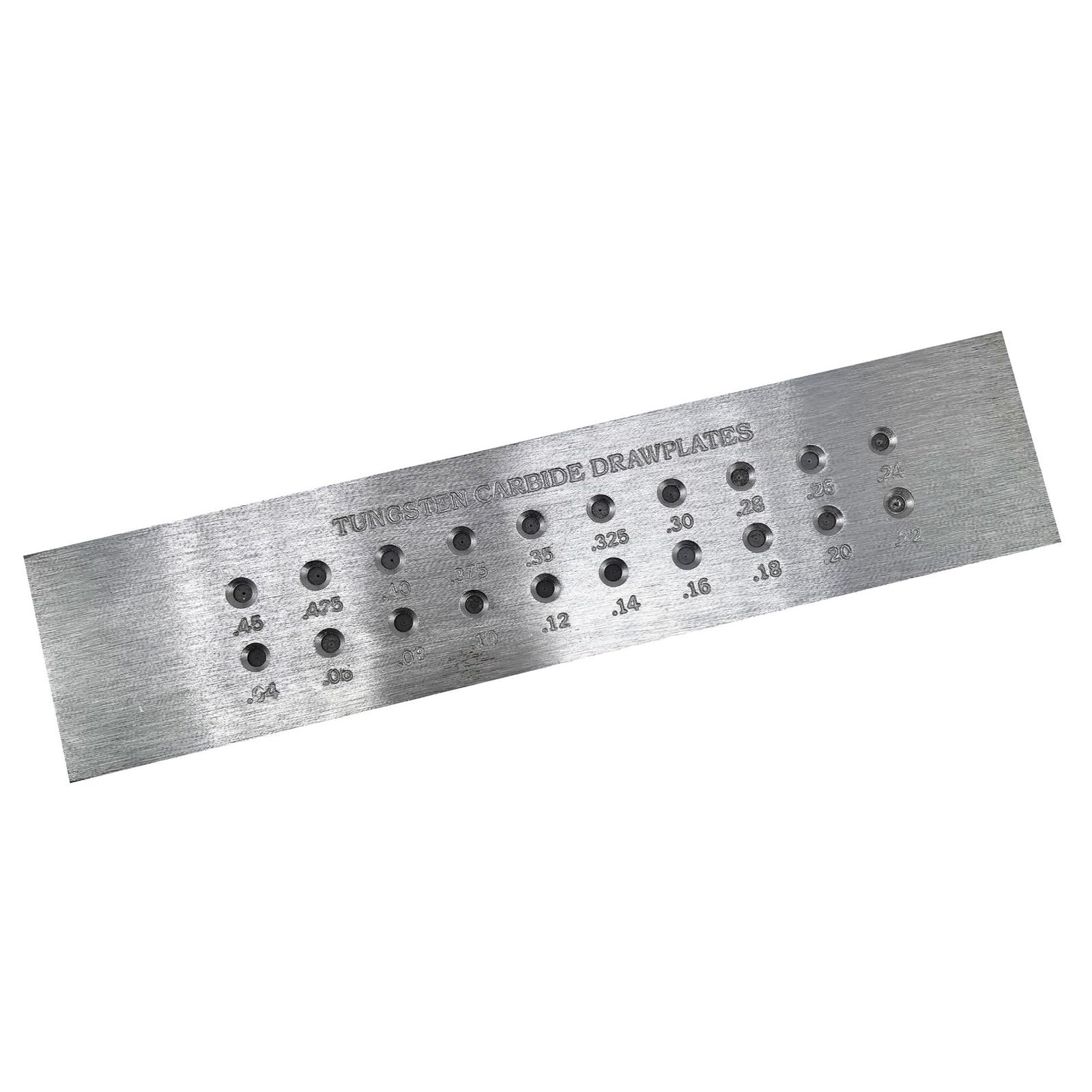 0.04-0.45/0.04-0.8/0.04-1.6mm Metal Wire Drawplate Round Shape Jewelry Making Tool Wire Drawing Measurement Scale Marking Tool