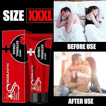 2025 Men's Energy Strength Massage Cream Growth Cream Enlarge Your by up to l cm Powerful Delay for the Whole Night (Pack of 1)