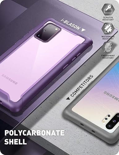 Vista 14 de i-Blason Ares Series - Funda para Samsung Galaxy S20 FE 5G Negro