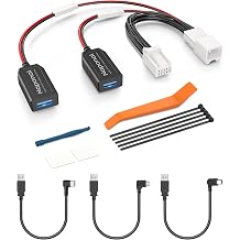 GPS Dash Cam Power Adapter 10 Pin Type Hwith Auto Dimming Rearview Mirror