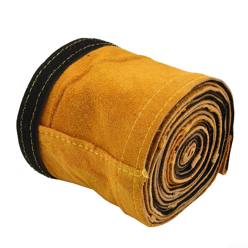 TIG Cache-câble de torche de soudage en cuir ignifuge de 3,5 m, adapté pour appareils de protection d'équipement de soudage, 10 m