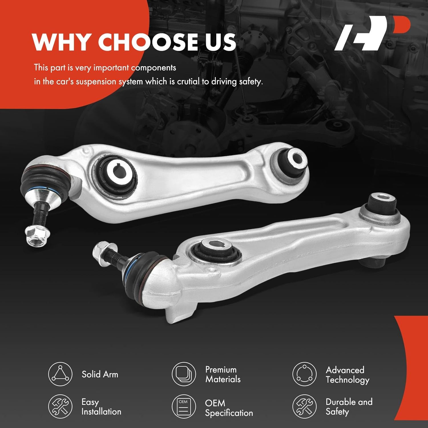 リンカーンタウンカー フロントロアアーム右