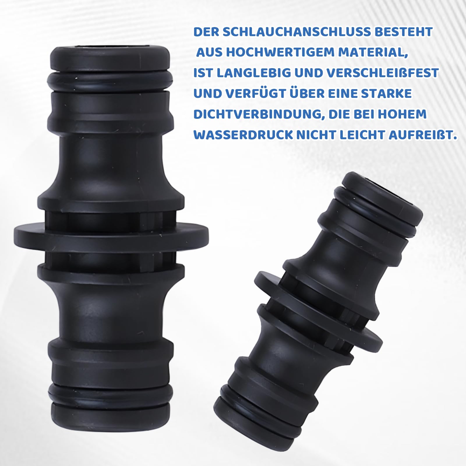 10 Stück 1/2 ZollSchlauchverbinder,Schlauch Kupplung,Gartenschlauchverbinder Doppelseitige Schlauchkupplung,Extender Verlängerung für Schlauchverlängerung